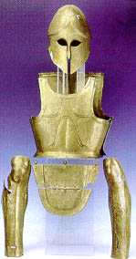 5th Century armour on display at the National History Museum